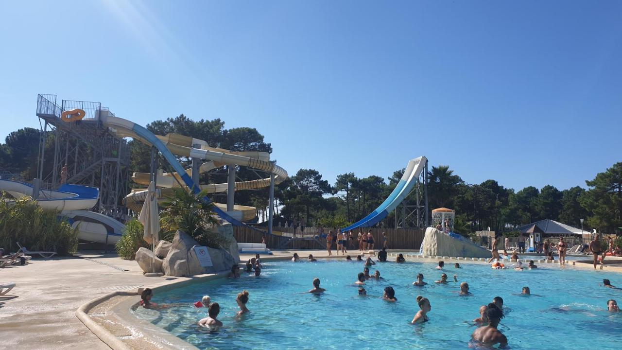 Mobil Home Happiness33 Dans Camping 5 Etoiles Acces Direct Plage Vendays Montalivet Exterior foto